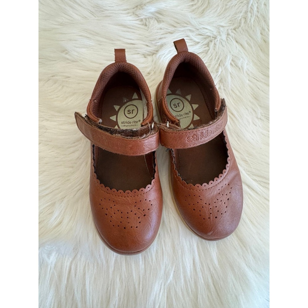 Stride Rite brown leather Mary Jane shoes size‎ 10